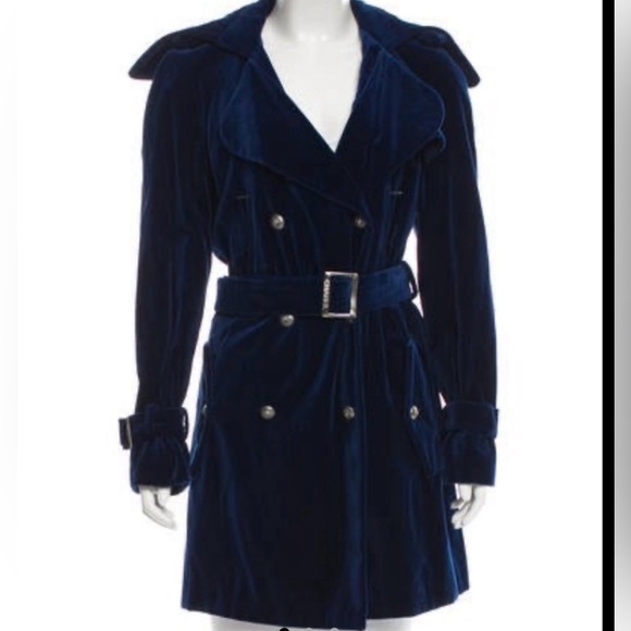 CHANEL Jackets & Blazers - Vintage Chanel Velvet Coat NWOT